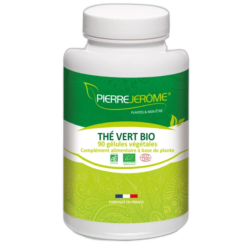 Pierre Jérôme Thé Vert Bio - 90 gélules végétales