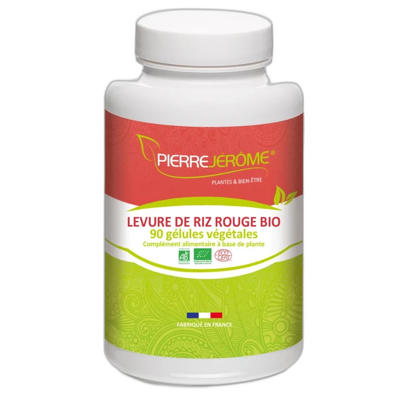 Pierre Jérôme Levure de Riz Rouge Bio - 90 gélules végétales