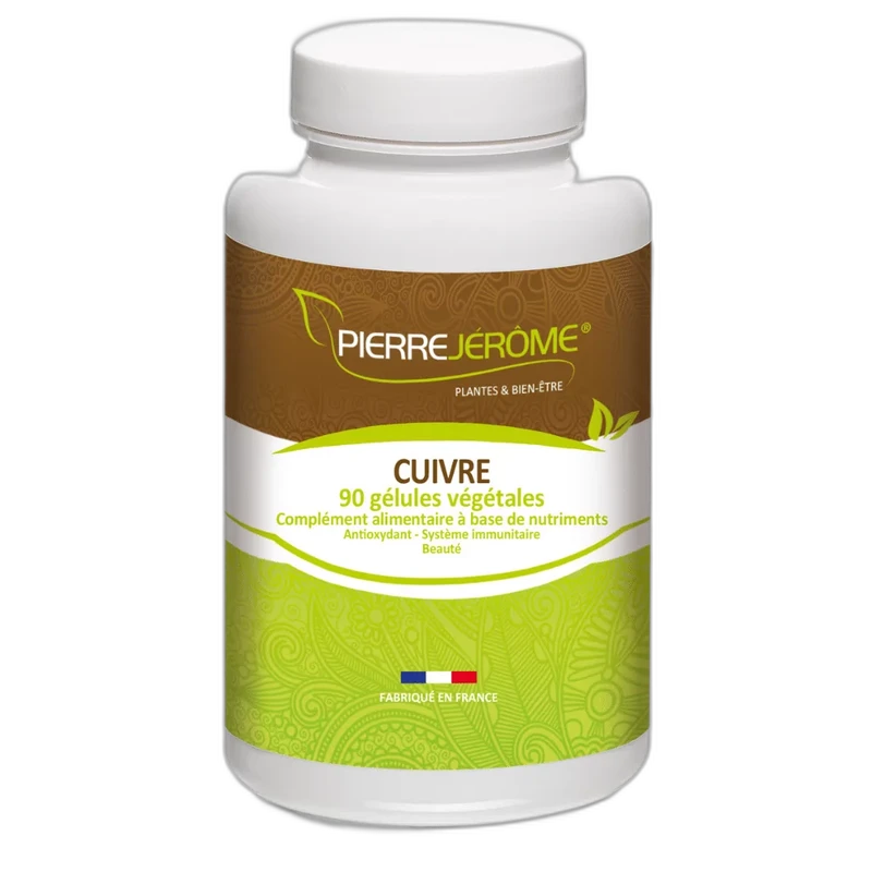 Pierre Jérôme Cuivre - 90 gélules végétales
