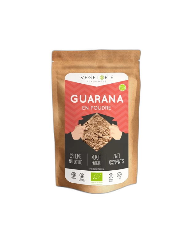 Vegetopie Guarana Bio en Poudre