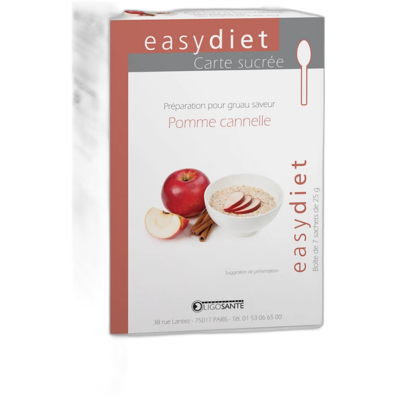 Oligosanté Easydiet Gruau Pomme-Cannelle
