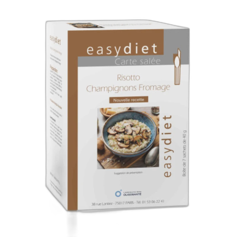 Oligosanté Easydiet Risotto Champignons Fromage