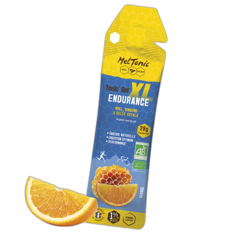 Meltonic Gel énergétique Endurance XL Bio - Miel ginseng gelée royale
