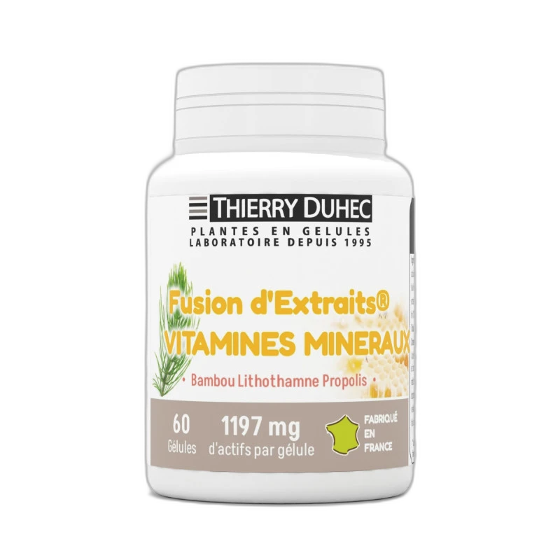 Thierry Duhec Fusion d'Extraits® Reminéralisant / Vitamines et Minéraux