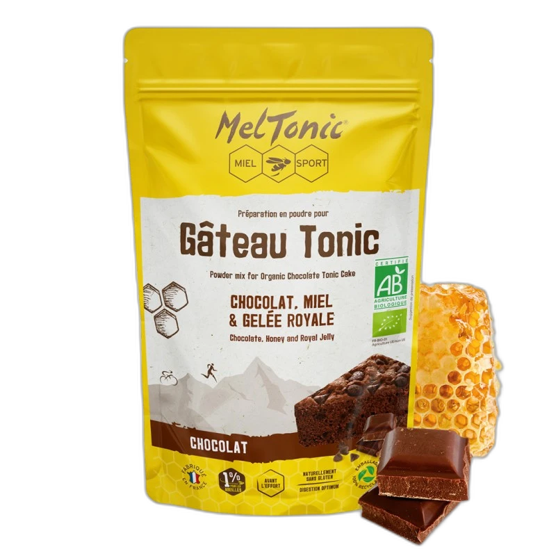 Meltonic Gâteau énergétique bio Chocolat miel gelée royale
