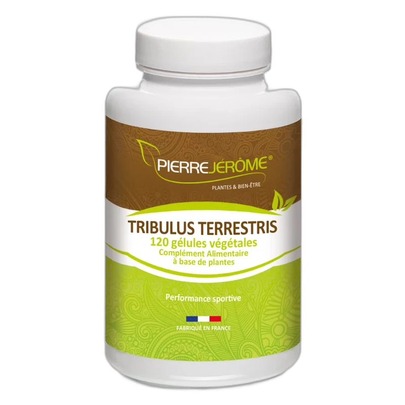 Pierre Jérôme Tribulus Terrestris 120 gélules végétales de 400 mg titré à 40 % de saponines