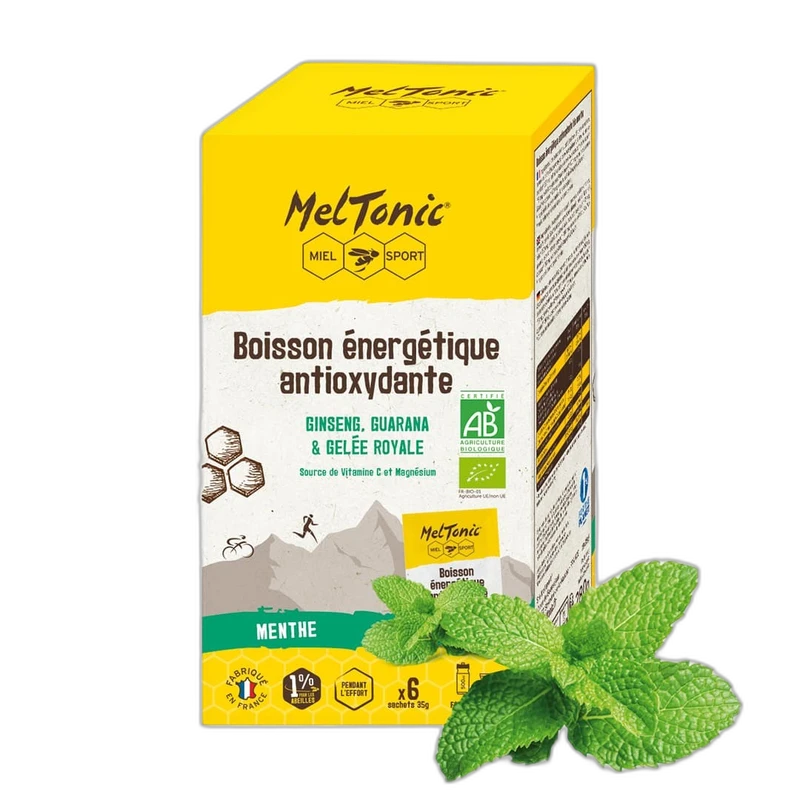 Meltonic Boisson énergétique bio Menthe sachets X6