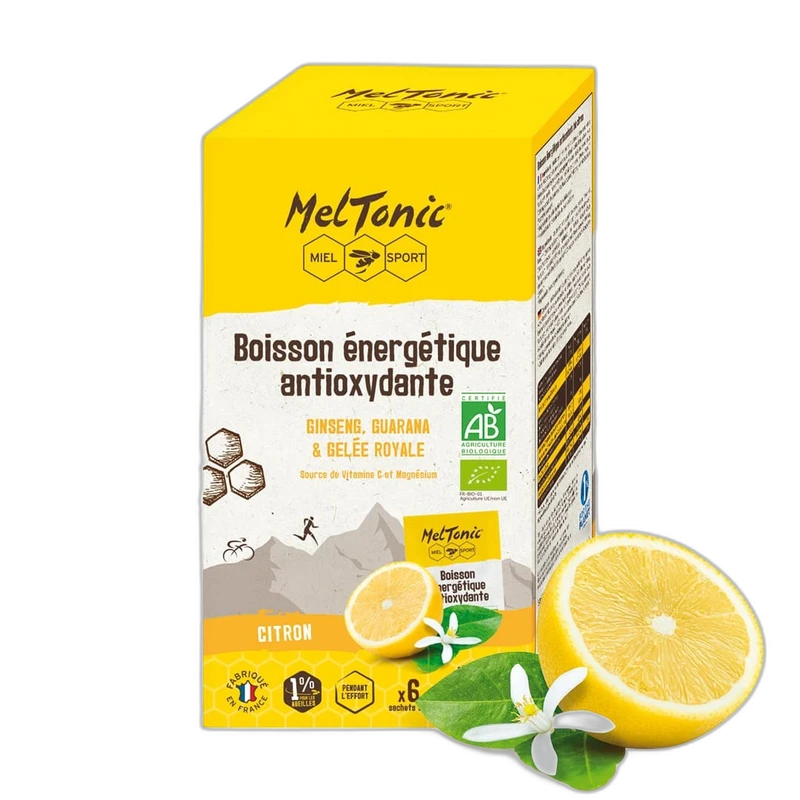 Meltonic Boisson énergétique bio Citron sachets X6