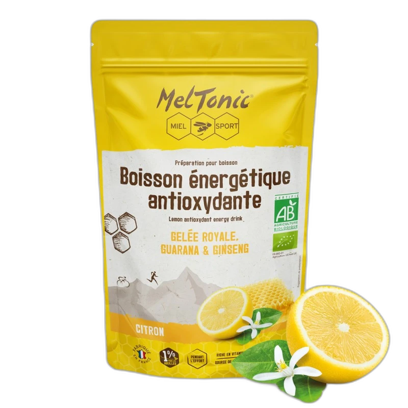 Meltonic Boisson énergétique bio Citron Format éco 700g