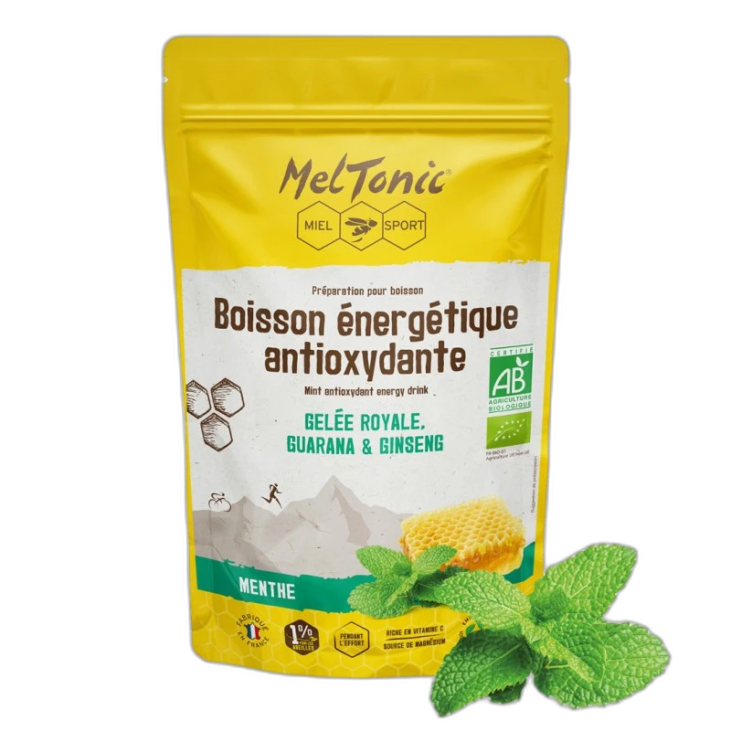 Meltonic Boisson énergétique bio Menthe Format éco 700g
