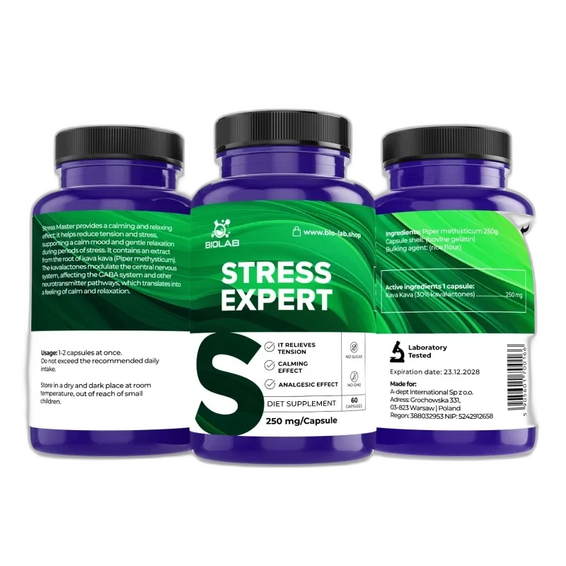 Biolab Stress Expert 250 mg, 60 capsules
