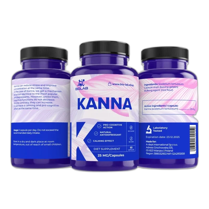 Biolab Kanna 25 mg, 60 capsules