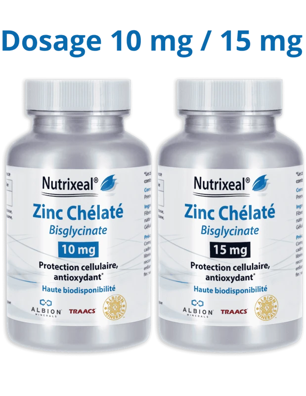 Nutrixeal Zinc Bisglycinate Chélaté Albion®/TRAACS®