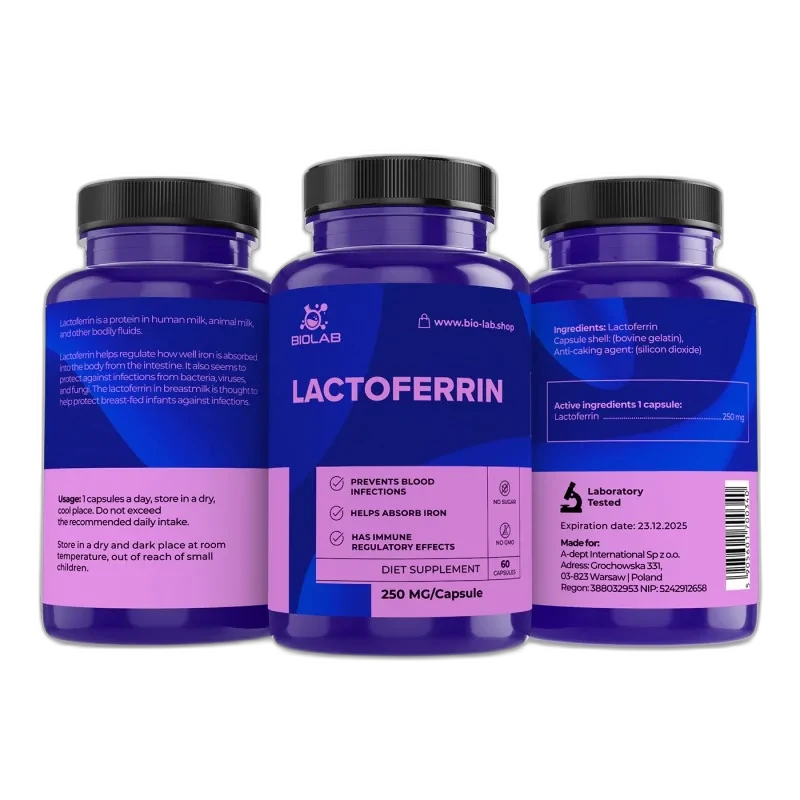 Biolab Lactoferrine 250 mg, 60 capsules