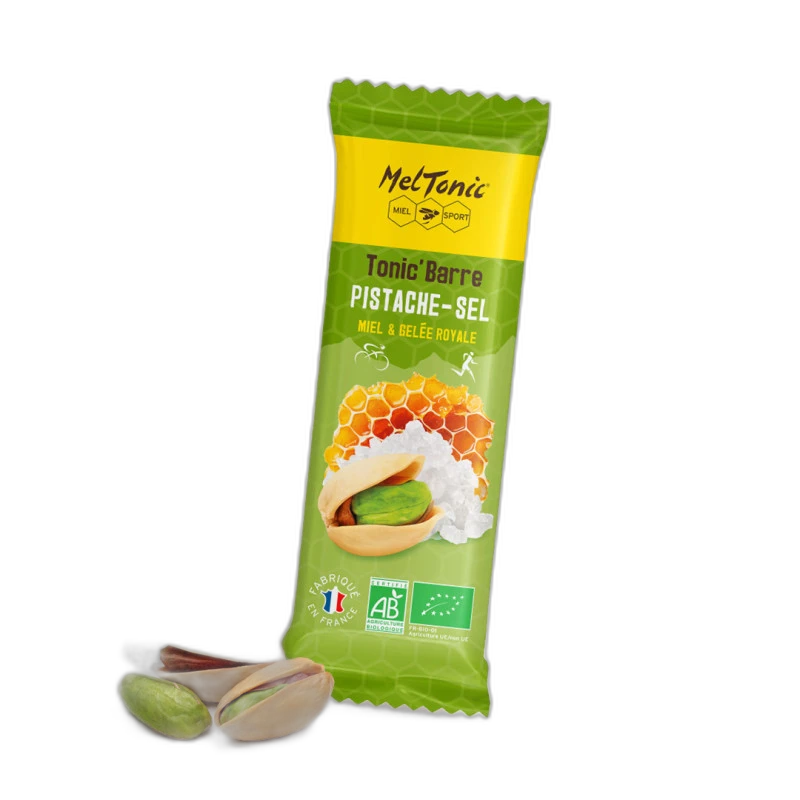 Meltonic Barre énergétique bio Pistaches et fleur de sel