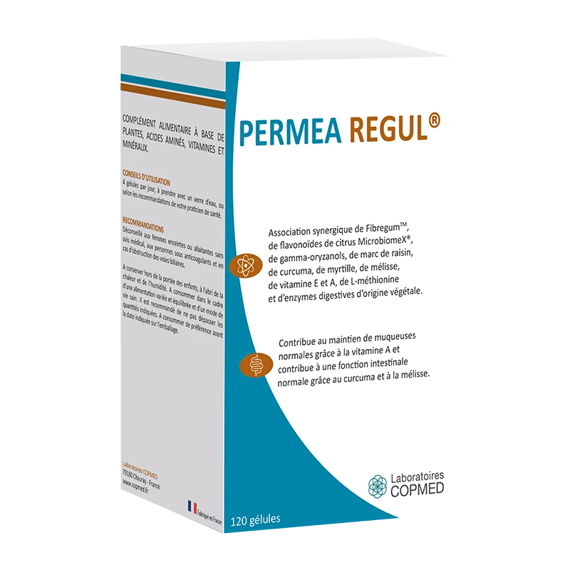Laboratoires COPMED COPMED Perméa Régul (formule en gélules, sans FODMAP)
