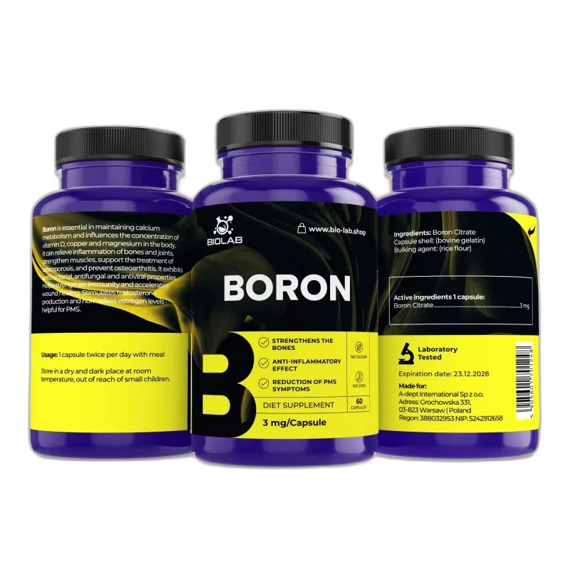 Biolab Bore 3 mg, 60 capsules