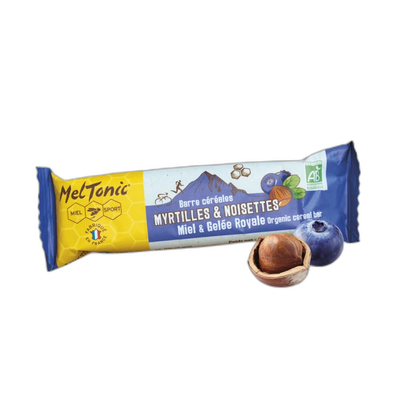 Meltonic Barre céréales bio Myrtilles et noisettes