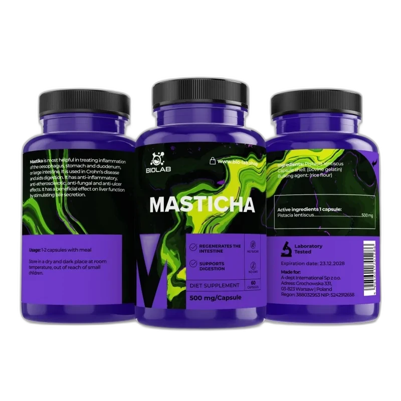Biolab Mastica 500 mg, 60 capsules