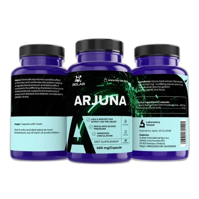 Biolab Arjuna 400 mg, 60 capsules