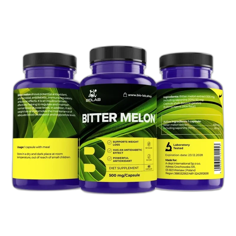 Biolab Melon amer 10 % saponines 500 mg, 60 capsules