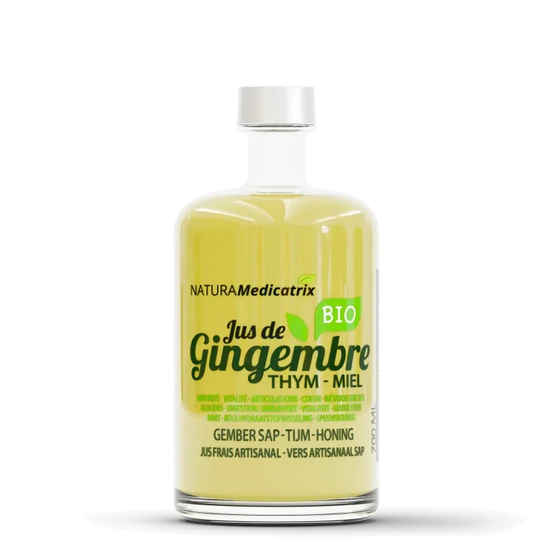 NaturaMedicatrix Jus bio de Gingembre + Thym + Miel