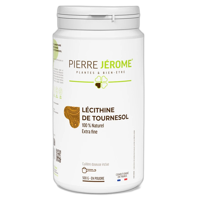 Pierre Jérôme Lécithine de tournesol en poudre 500 g