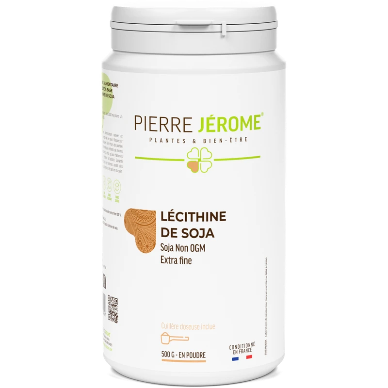 Pierre Jérôme Lécithine de soja en poudre 500 g