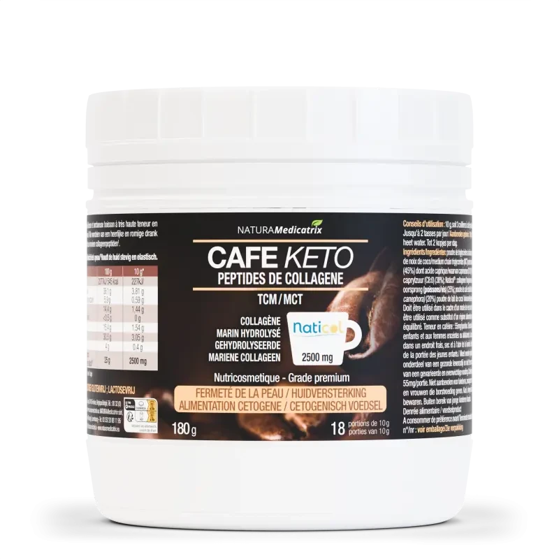 NaturaMedicatrix Café Keto (peptides de collagène)