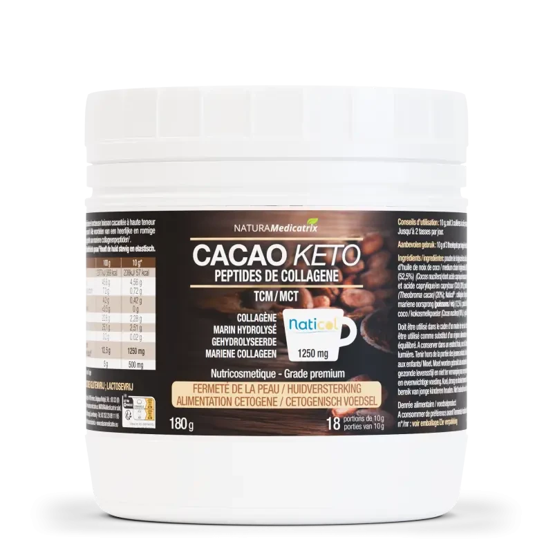NaturaMedicatrix Cacao Keto (peptides de collagène)
