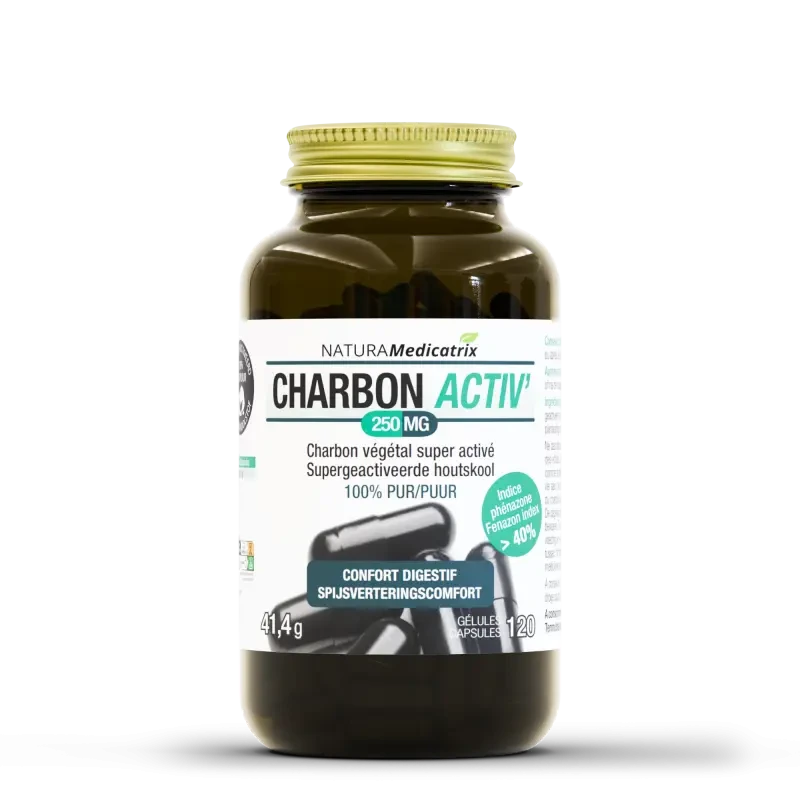 NaturaMedicatrix Charbon activ' (Gélules de charbon végétal super activé)