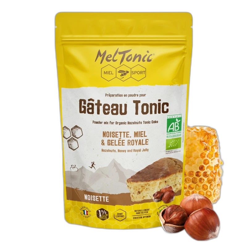 Meltonic Gâteau énergétique bio Noisette miel gelée royale