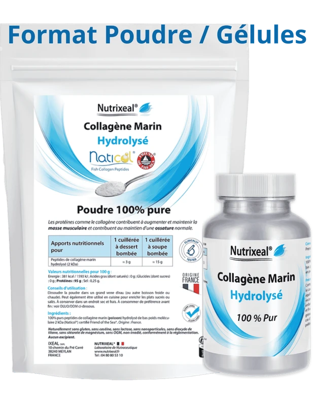 Nutrixeal Collagène marin hydrolysé Naticol® - Nature