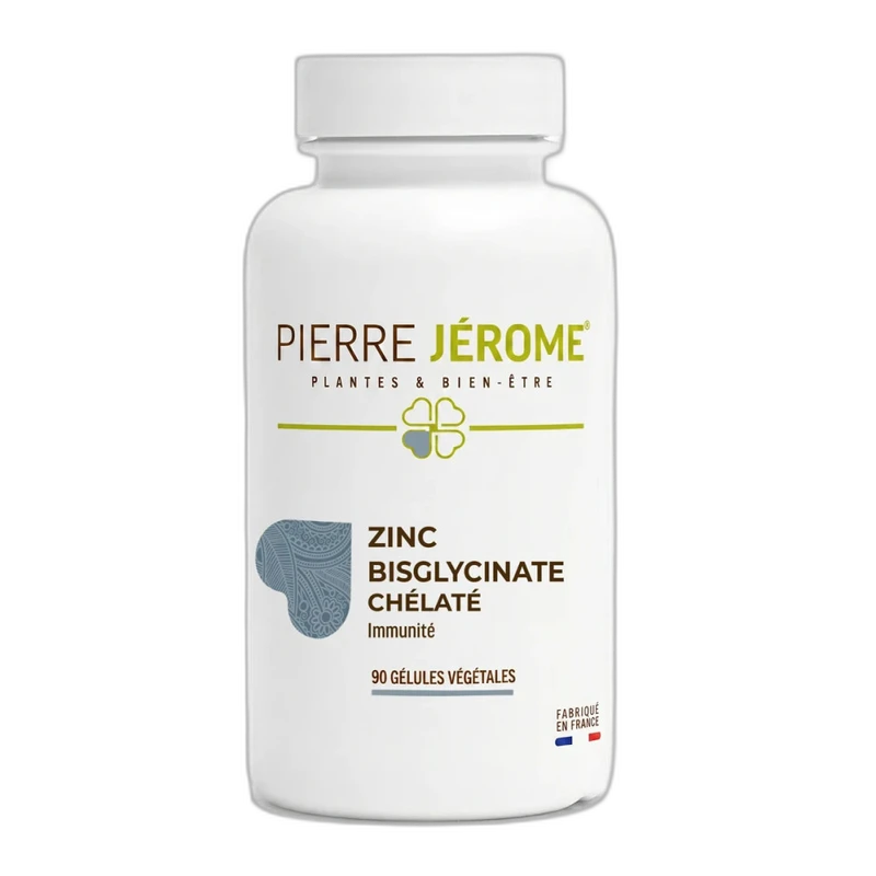 Pierre Jérôme Zinc Bisglycinate - 90 gélules végétales