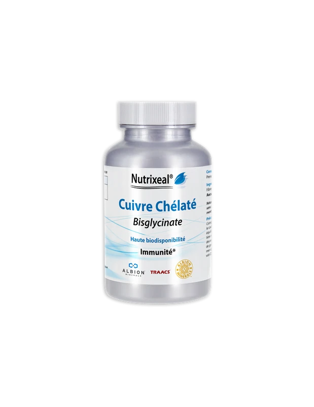 Nutrixeal Cuivre Chélaté Bisglycinate Albion® / TRAACS®