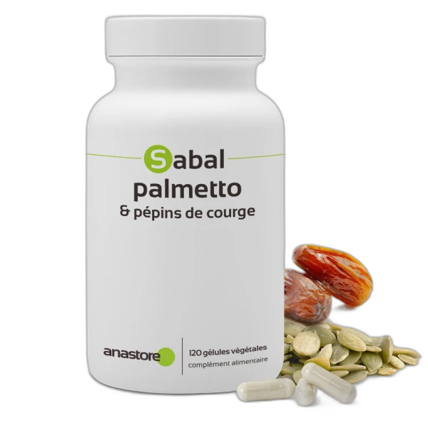 Anastore Sabal palmetto et pépins de courge
