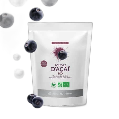 Alter Nutrition Baie d'acai bio en poudre 70g