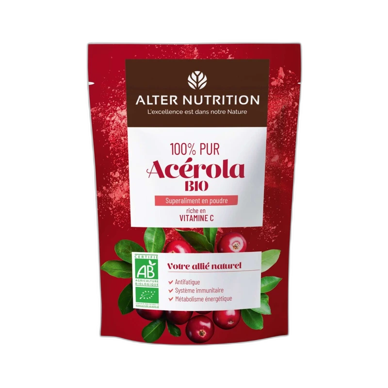 Alter Nutrition Acerola bio lyophilisee en poudre 50g