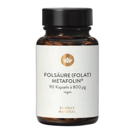 Sunday Natural Acide folique Metafolin 800