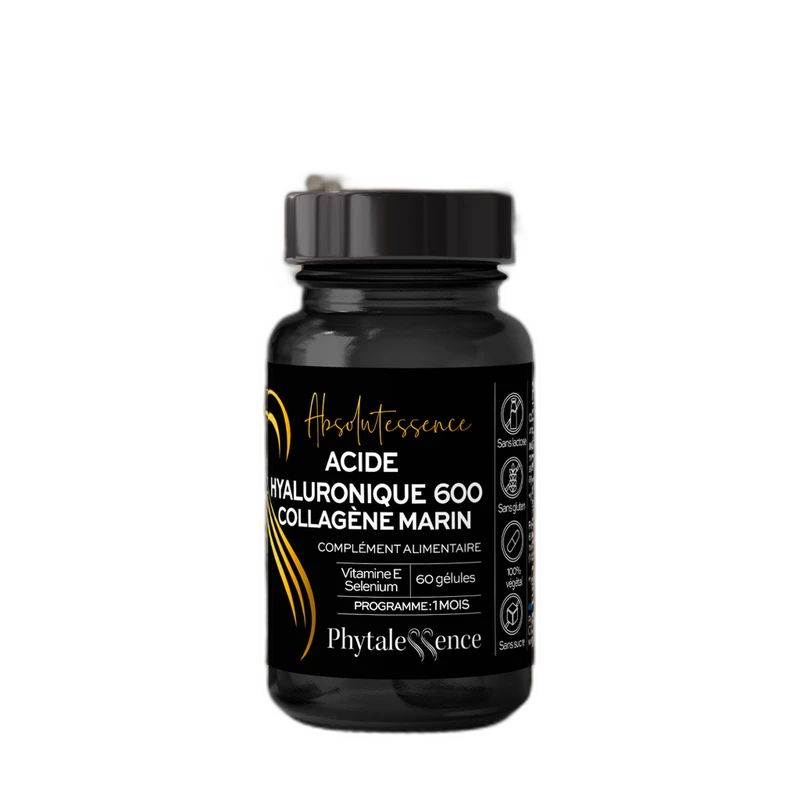 Phytalessence Acide hyaluronique 600 + Collagène marin