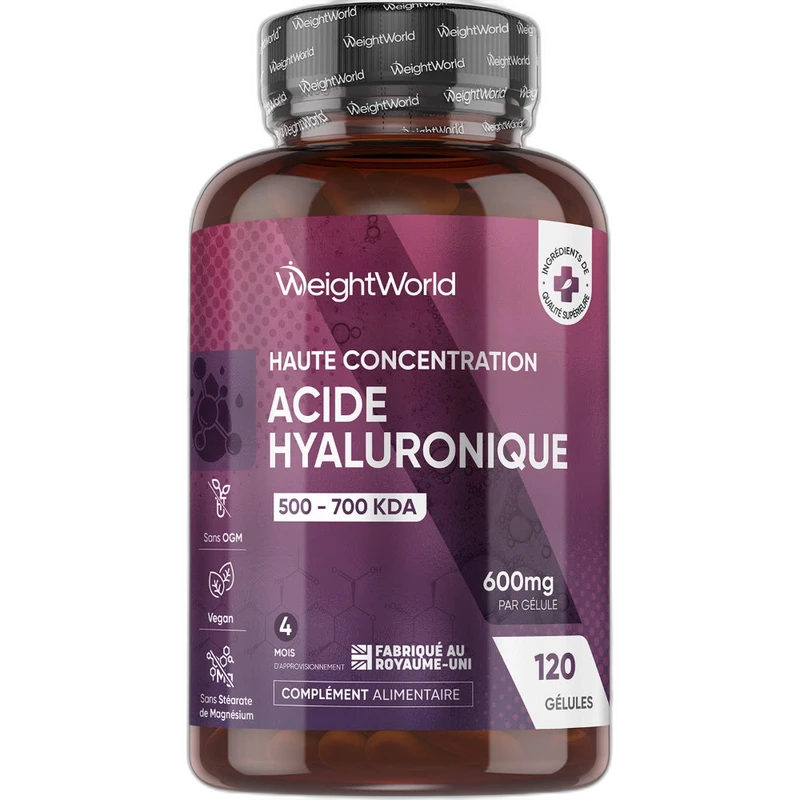 WeightWorld Acide Hyaluronique en gélules