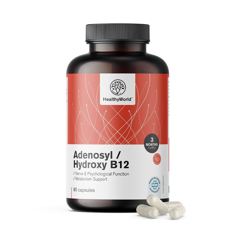 HealthyWorld Adénosyl/Hydroxy B12 2000 µg