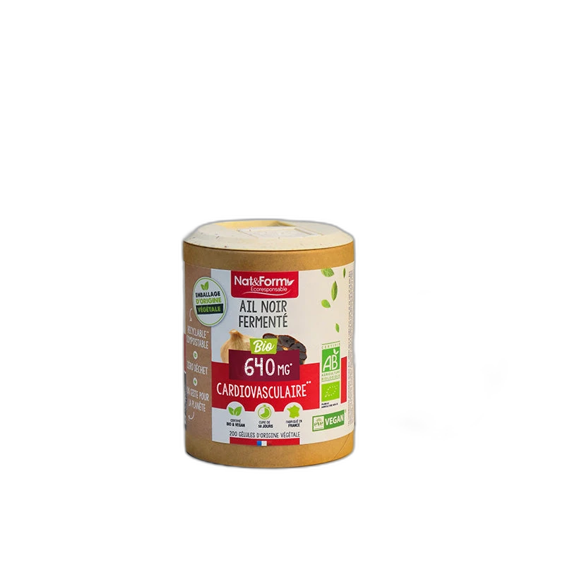 Nat&Form Ail noir fermenté Bio en gélules