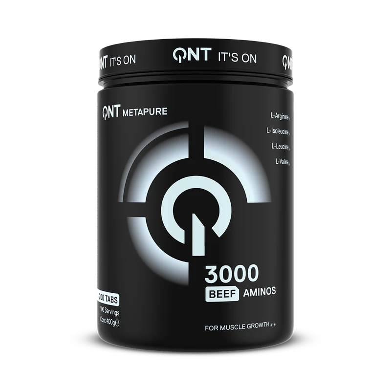 QNT Amino Acid 3000 mg 100% BŒUF | 200 Comprimés