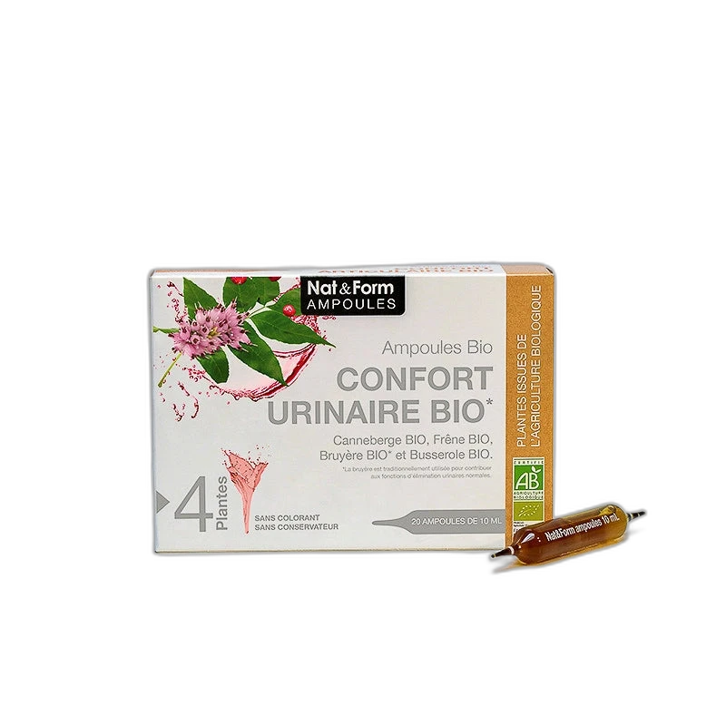 Nat&Form Ampoules Confort urinaire Bio