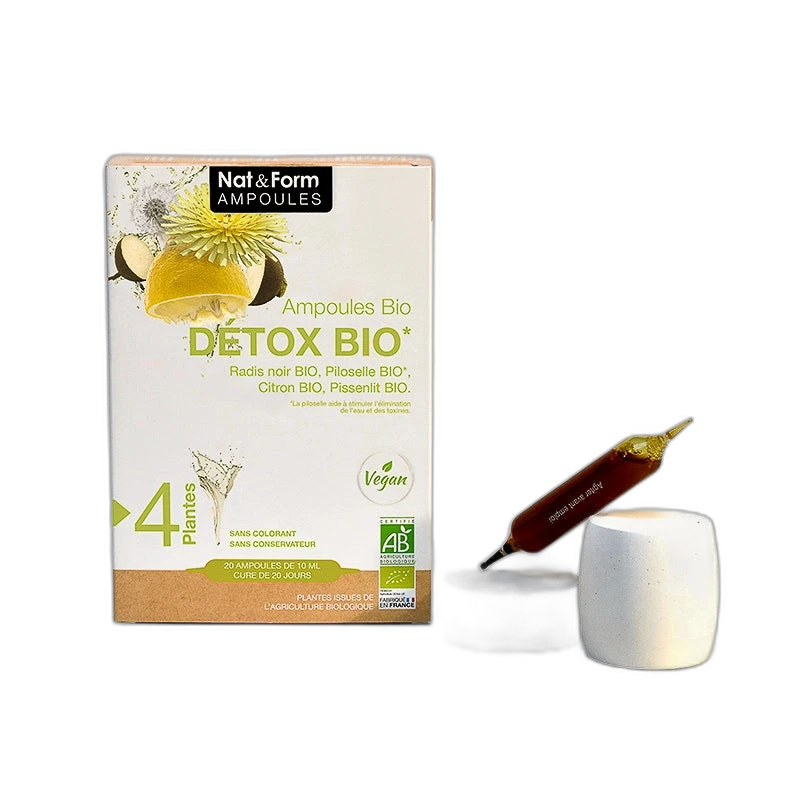 Nat&Form Détox Bio en ampoules