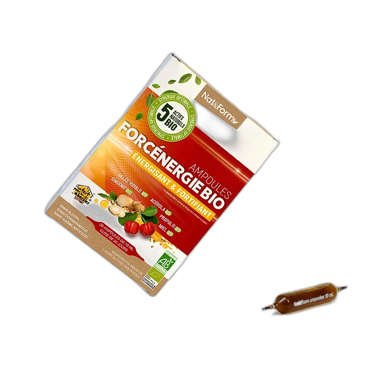 Nat&Form Ampoules Forcénergie Bio