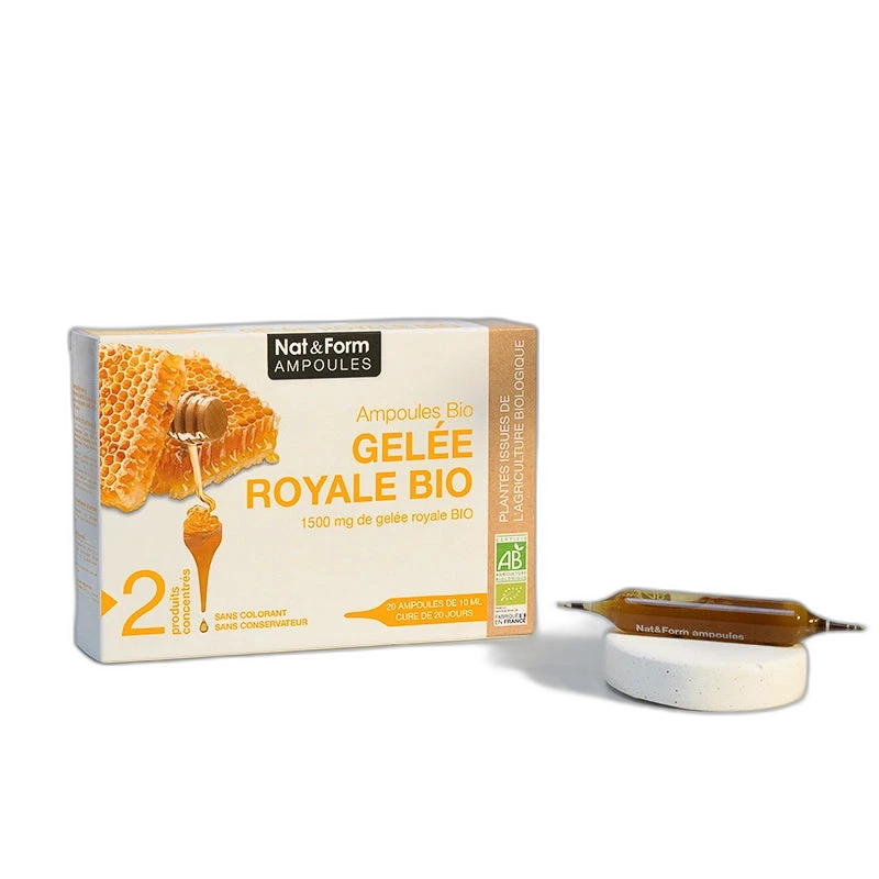 Nat&Form Ampoules Gelée Royale Bio
