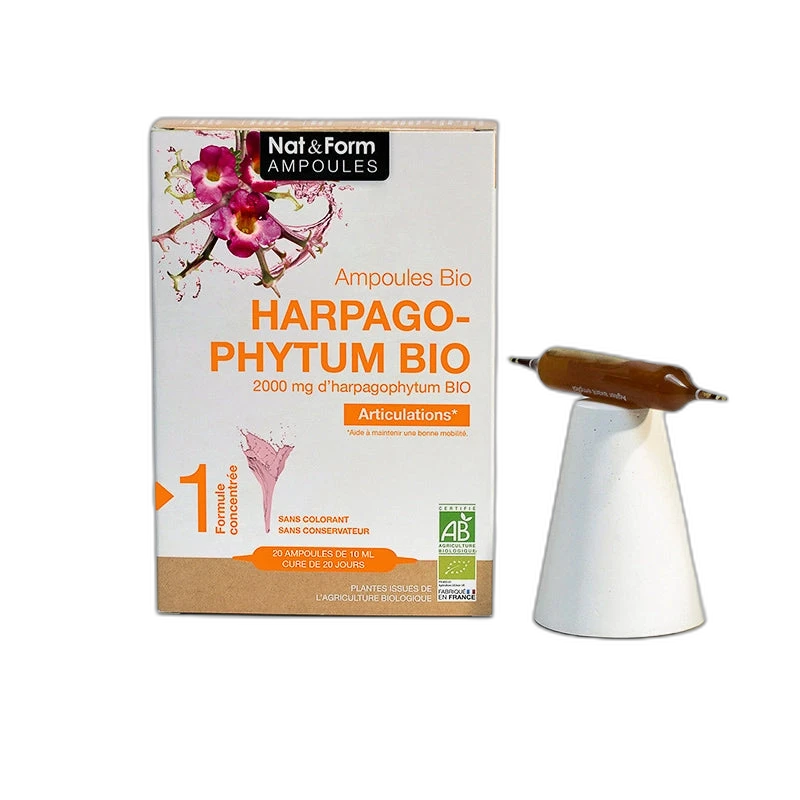 Nat&Form Ampoules Harpagophytum Bio
