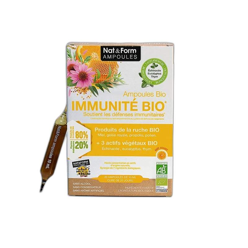Nat&Form Ampoules Immunité bio